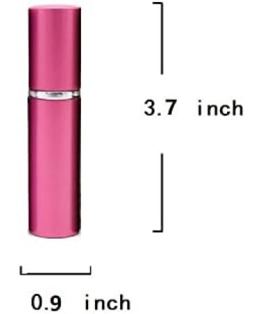 ZHIYE Perfume Atomiser Spray Bottle 3 Pieces Refillable Refilling Travel Size Perfume Bottles in Pocket & Handbag Black & Pink & Silver (10ML 6 Piece Set) 10ML Black+pink+silver - Buy Online on GoSupps.com