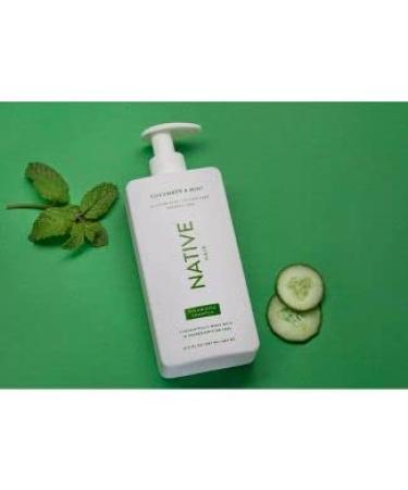 Vegan Cucumber & Mint Natural Volume Shampoo - Sulfate, Paraben, Silicone Free - 16.5 fl oz - Buy Online on GoSupps.com