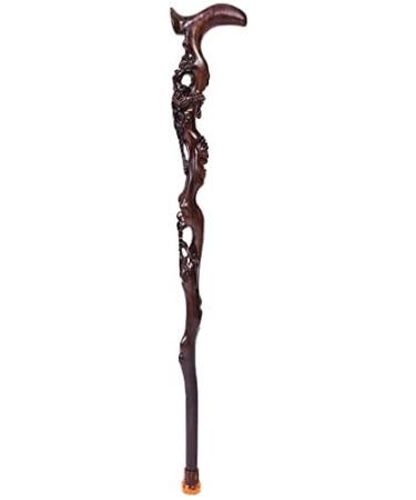 Canes Cane Elderly Crutches Solid Wood Walking Stick Walker Black and Ebony Hollow Carving 89cm Long Available as Needed Truncated by Yourself Elderly Supplies It's so Kind of You Safehappy
