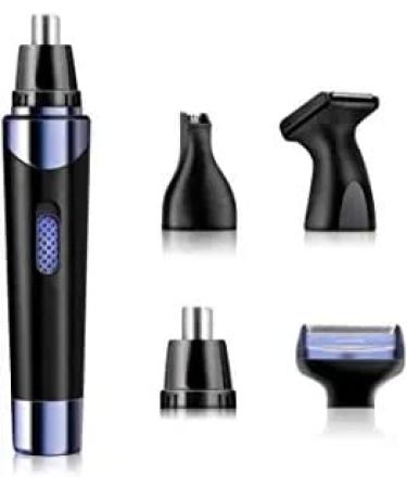 Ear and Nose Hair Trimmer Clipper for Men & Women 4 in 1 Rechargeable Professional Eyebrow Trimmer Waterproof Painless Facial Hair Remover Unisex