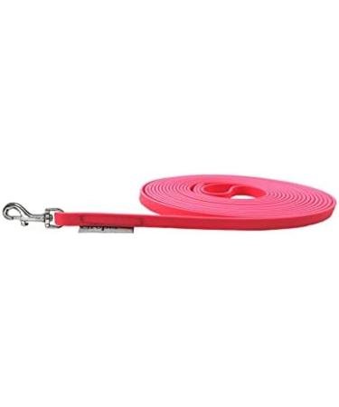 Buy Neon Pink Biothane Dog Leash for Small Dogs - 9mm 3m/5m/10m/15m Options | Durable Towline Leashes Available Internationally - Buy Online on GoSupps.com