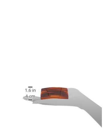 Gold Large Rectangle Automatic Barrette - Betty Fashion Color - Caravan Classic Style - Buy Online on GoSupps.com