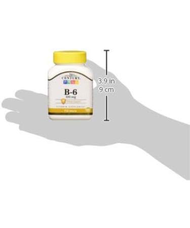 21st Century Vitamin B-6 100 Mg 110 Count - Buy Online on GoSupps.com