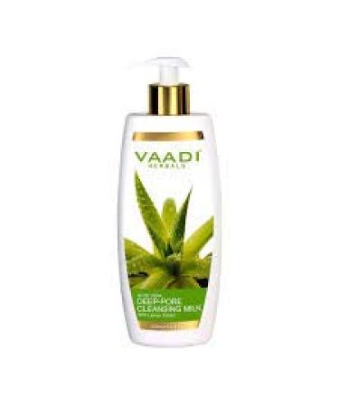 Vaadi Herbals Aloevera Deep Pore Cleansing Milk with Lemon Extract 350ml