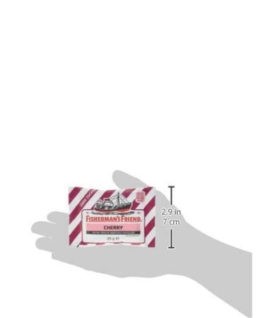 Fisherman's Friend Cherry 3-Pack | Sugar-Free & Vegan Candy for Fresh Breath - Cherry & Menthol Flavor (3 x 25g) - Buy Online on GoSupps.com