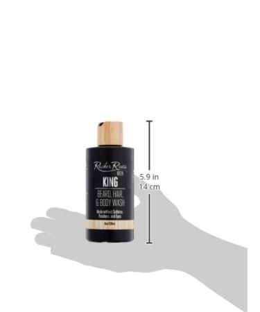 Rucker Roots x King Beard - Tea Tree Oil Hair & Body Wash | Sulfate & Dye Free | Nourishing Sunflower & Vitamin E - Buy Online on GoSupps.com