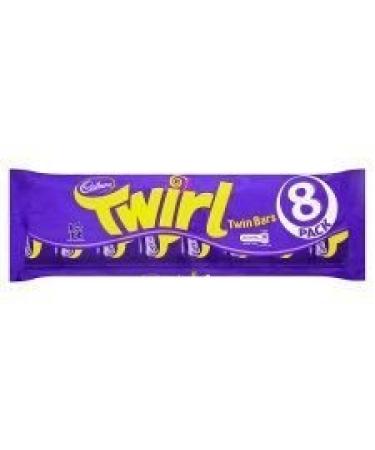 Cadbury Twirl Twin Bars X 8 272G by Cadbury