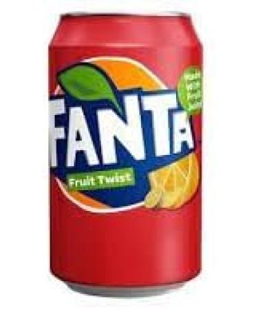 Fanta Fruit Twist 330ml x 24 | Burst of Mixed Fruit Flavors in Every Sip | Crisp and Fizzy Goodness | Ultimate Refreshment Bundle | Quench Your Thirst | Experience the Joy - Buy Online on GoSupps.com