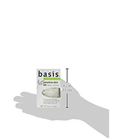 Basis Sensitive Skin Cleansing Bar - 4 oz | Gentle Effective Cleanser for Sensitive Skin | Shop Internationally - Buy Online on GoSupps.com