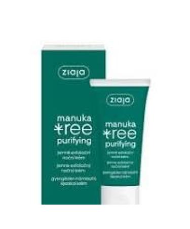 Ziaja Night Cream Gently Exfoliating Manuka Tree Purifying 50 ml