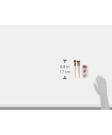 EcoTools Custom Match Makeup Brushes Set - Liquid Foundation & Mix Palette - 2 Brushes for Flawless Application - Buy Online on GoSupps.com