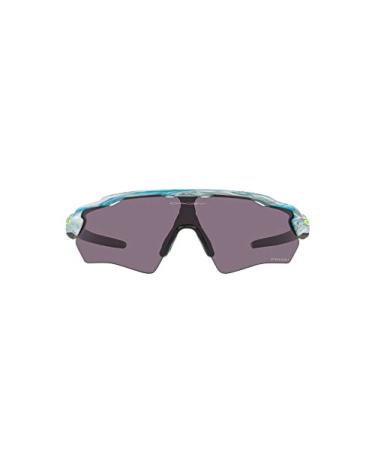 Oakley Kids' Oj9001 Radar Ev Xs Path Rectangular Sunglasses Sanctuary Swirl/Prizm Grey 31 Millimeters