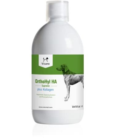 Vetvital Viequo Orthohyl ha supreme plus collagen |500 ml |Supplementary feed for dogs |To support the mobility and resilience of the joints and cartilage - Buy Online on GoSupps.com