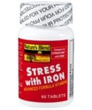 NAT B STRESS FORMULA W/IRON TB 60
