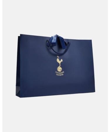 Elegant Spurs Gifting: Medium Navy Gift Bag with Tottenham Hotspur Emblem - Stylish & Practical for Any Occasion - Official Merchandise - Buy Online on GoSupps.com