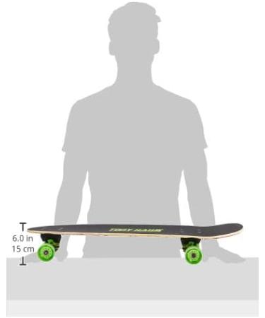 Tony Hawk 31 Complete Cruiser Skateboard | 9-Ply Maple Deck for Cruising, Carving, Tricks, and Downhill | Slime Hawk Design - Buy Online on GoSupps.com