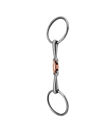 BOLDANI Loose Ring Snaffle O Ring English Happy Mouth Bit for Horses silver (5") - Buy Online on GoSupps.com