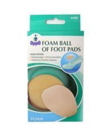 Oppo Foam Ball of Foot Pads 6080-1 Pair