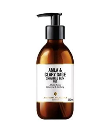 Amphora Aromatics Amla and Clary Sage Shower Gel Glass 250ml