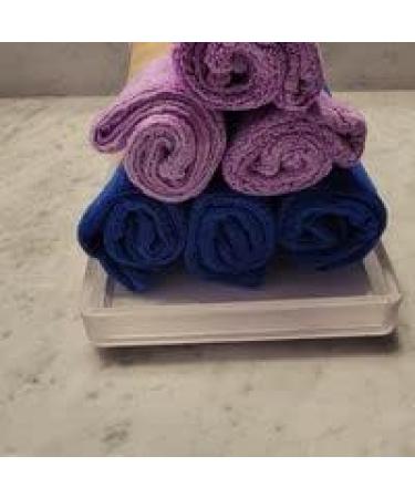 Ultra Dense Luxurious Makeup Removal Cloth | Exfoliating Face Cloth 12x12 | Groovy Lavender - Basic Essentials - Buy Online on GoSupps.com