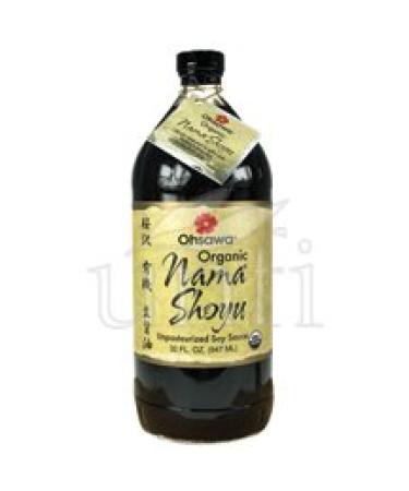 Ohsawa Nama Shoyu Organic Japanese Soy Sauce 32 oz - Non-GMO, Vegan, Kosher - Aged in Cedar Kegs for Extra Flavor - Buy Online on GoSupps.com