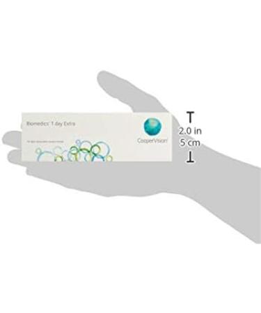 Biomedics 1 Day Extra Sphere - Daily Soft Contact Lenses - 30 Pack - BC 8.60mm DIA 14.20mm -0.50 Diopter - International Shipping Available - Buy Online on GoSupps.com