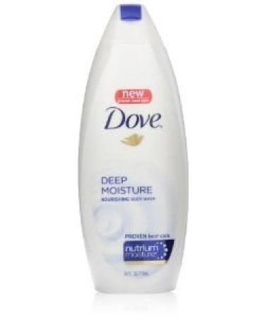 Dove Nourishing Body Wash - Deep Moisture 3/24 Ounce Bottles (2 Pack)