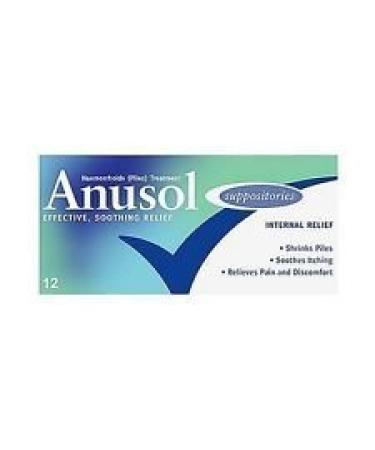 Anusol Suppositories X 12