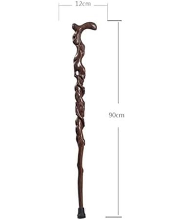 Cane Crutch Solid Wood Cane Root Carving Black Rosewood Whole Material Mahogany Walking Stick African Ebony Tree Root Carving Crutches Suitable for Elderly Gifts crutch-11.19 powerfully - Buy Online on GoSupps.com
