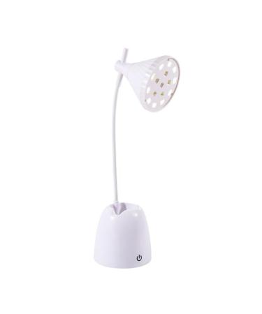 Light Mini LED Art Pen Holder Quick-Drying Art Tools For Nails Light Led Art Pen Holder Tool White