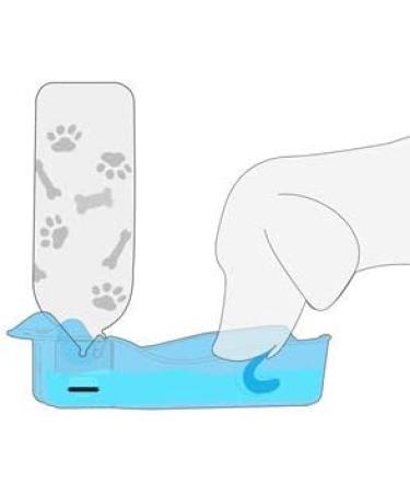 ANPETBEST Portable Dog Water Bottle 11oz/325ml - Travel Dispenser for Dogs, Cats, and Small Animals - Buy Online on GoSupps.com