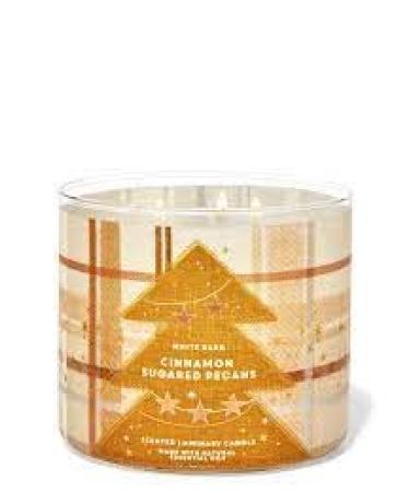 Cinnamon Sugared Pecans 3 Wick Candle 14.5 oz / 411 g