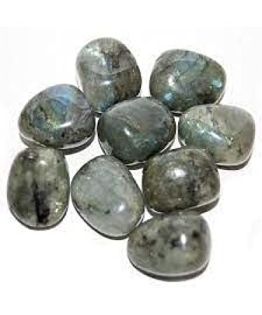 Healing Crystals India Real Crystals and Healing Stones - Healing Crystals for Beginners- Healing Stones Tumbled Crystals for Witchcraft (20 Labradorite) 20 Labradorite