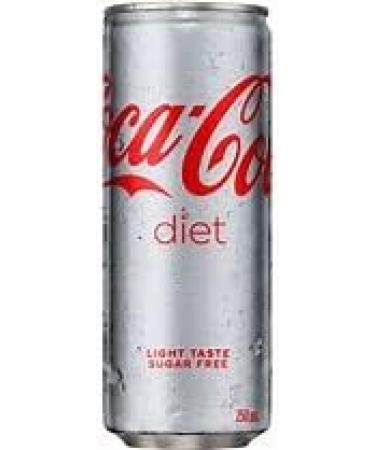 Diet Coke Slim and Sleek Cans 250ml (24) - Buy Online on GoSupps.com