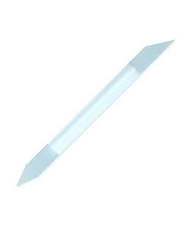 Glass Cuticle Pusher Nail File for Manicure and Pedicure (Blue) - Original Czech Product
