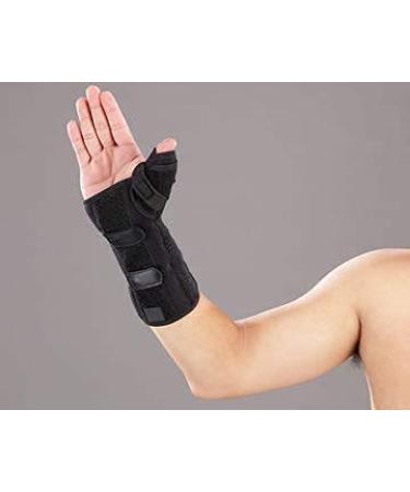 Wrist/Thumb Brace (Left) for Sprains Post Surgical Immobilization Post Fracture Casting Carpal Tunnel (Left)