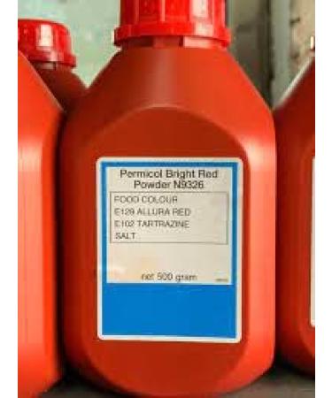 Permicol Bright Red Powder N9326 500g Bottle - Buy Online on GoSupps.com