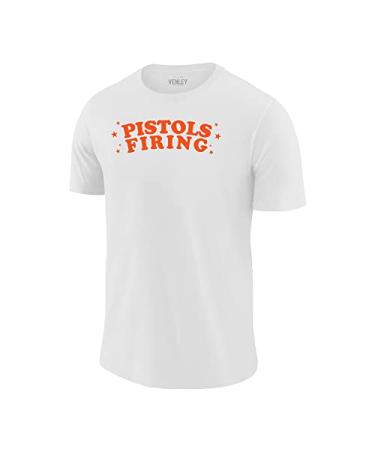 Venley NCAA University Mens/Womens Boyfriend T-Shirt Oklahoma State Cowboys 04 - White Small