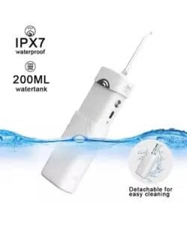 Water Flosser Oral Irrigator - Handheld Rechargeable Travel-Friendly with 3 Extensions - Best for Oral Care and Gum Health - Buy Online on GoSupps.com