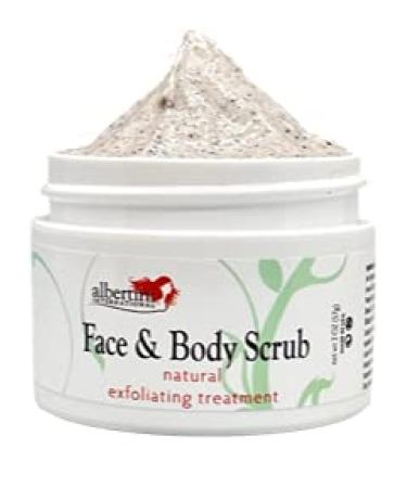 Natural Face & Body Scrub Plant Based exfoliating scrub Leaping Bunny Certified 2 oz.