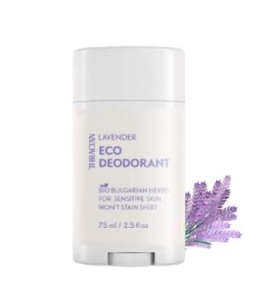 Thracian Bio Lavender Eco Deodorant with Zinc Oxide for Sensitive Skin Aluminum Free Baking Soda Free Alcohol Free No Added Fragrance 2.5 Fl Oz (Pack of 2) - Buy Online on GoSupps.com
