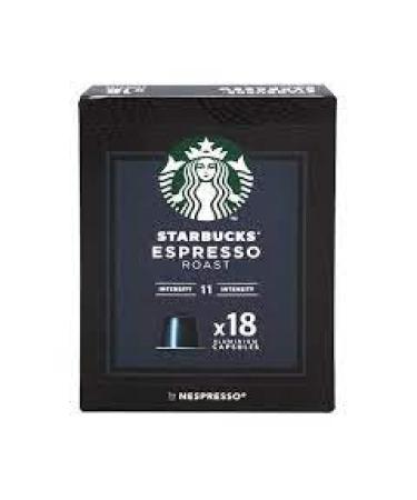 STARBUCKS Espresso Roast Capsules de caf espresso N 11 18 capsules
