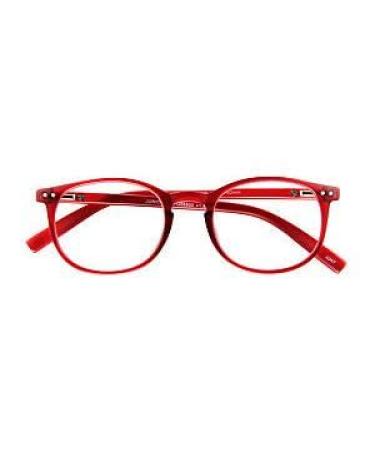 I NEED YOU JUNIOR New G66800 1.50 dpt panto plastic glasses metal spring hinge red 1.5 diopters