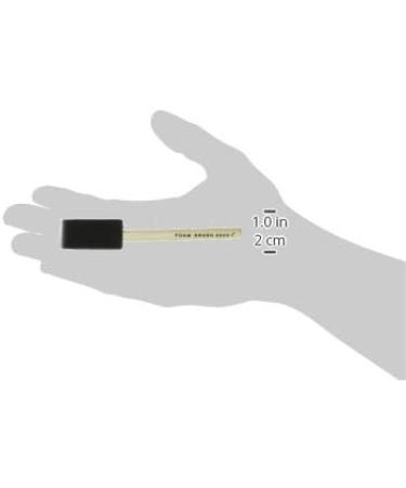 Linzer High Density Closed Cell Foam Paint Brush with Wood Peg Handle - 1-Inch - Buy Online on GoSupps.com
