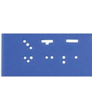Plastic Hebrew Aleph Bet and Numbers Stencil Set (2 Pack) - Blue (8.25 x 4.75) - Buy Online on GoSupps.com