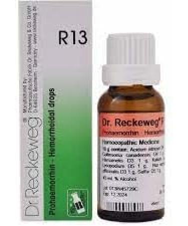 Dr. Reckeweg R13 Hemorrhoidal Drops 22ml - Fast Relief for Hemorrhoids - Buy Online on GoSupps.com