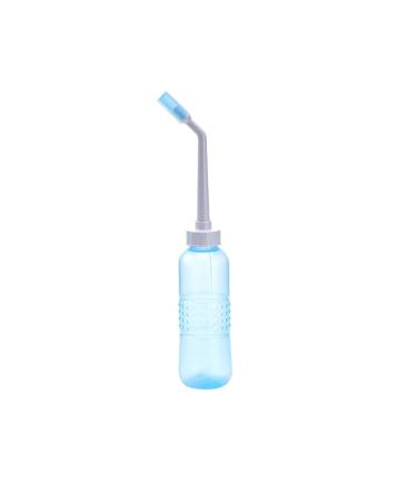 560ml Hygiene Care Washer Water Travel Bidet Sprayer Peri Portable Bottle Shower (Blue) Blue