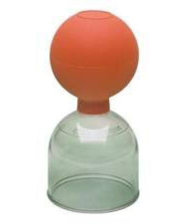 Cupping therapy / cupping glasses made of acrylic glass with ball approx. 5.0 cm