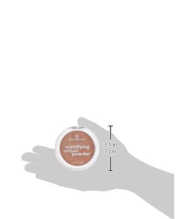 Essence Mattifying Compact Powder No. 43 Toffee - Vegan & Microplastics Free for Combination Dry & Impure Skin (12g) - Buy Online on GoSupps.com