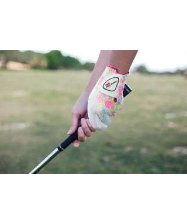 BIRDIE TOWN JUPITER Women's Golf Glove - Breathable Synthetic Leather - One Size Fits Most - Tropical Design - Left Hand Fit for Right-Handed Golfers - Buy Online on GoSupps.com